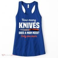 Knife Collector Enthusiast Cook Man Knives Collection Hobby Women's Tank Top thumb 0