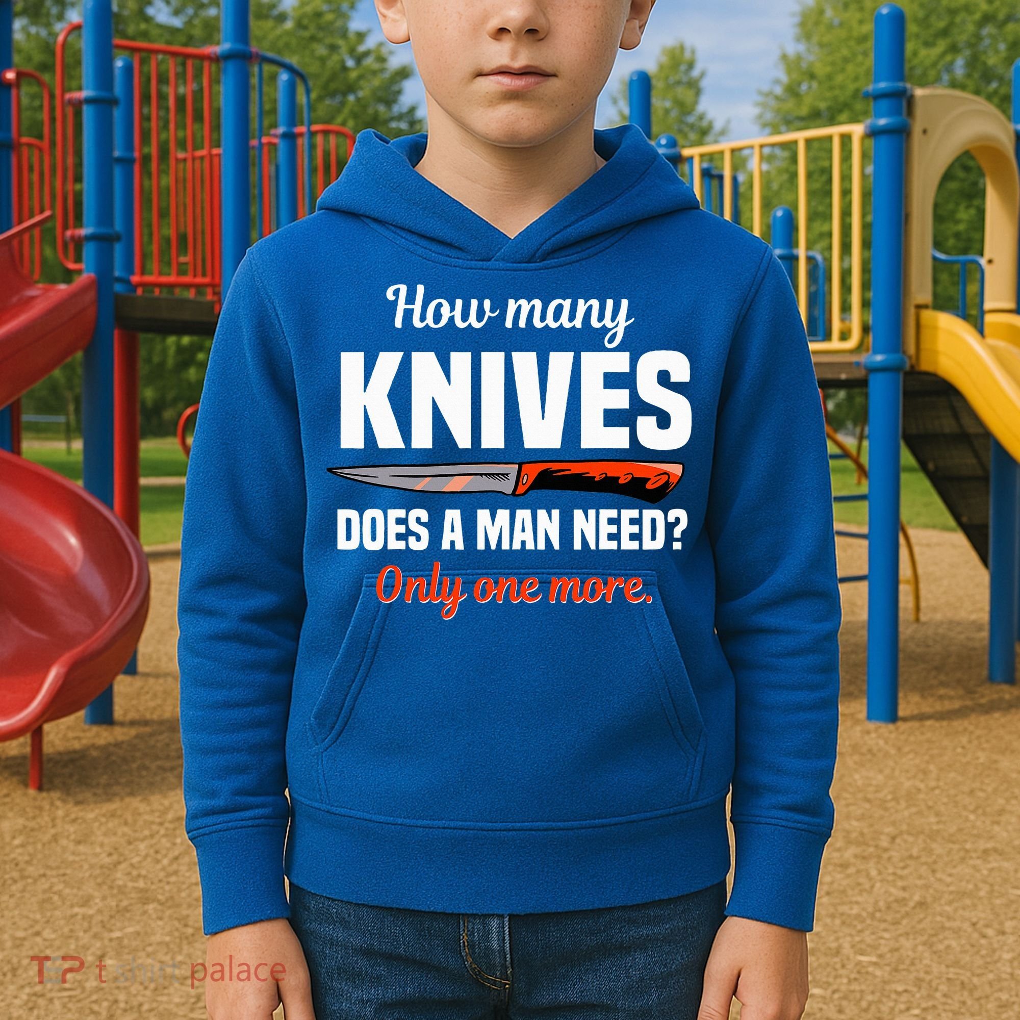 Knife Collector Enthusiast Cook Man Knives Collection Hobby Kids Hoodie