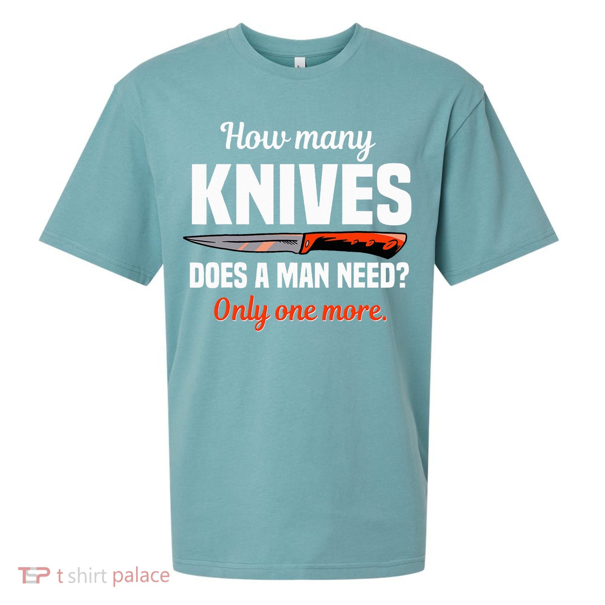 Knife Collector Enthusiast Cook Man Knives Collection Hobby Sueded Cloud Jersey T-Shirt