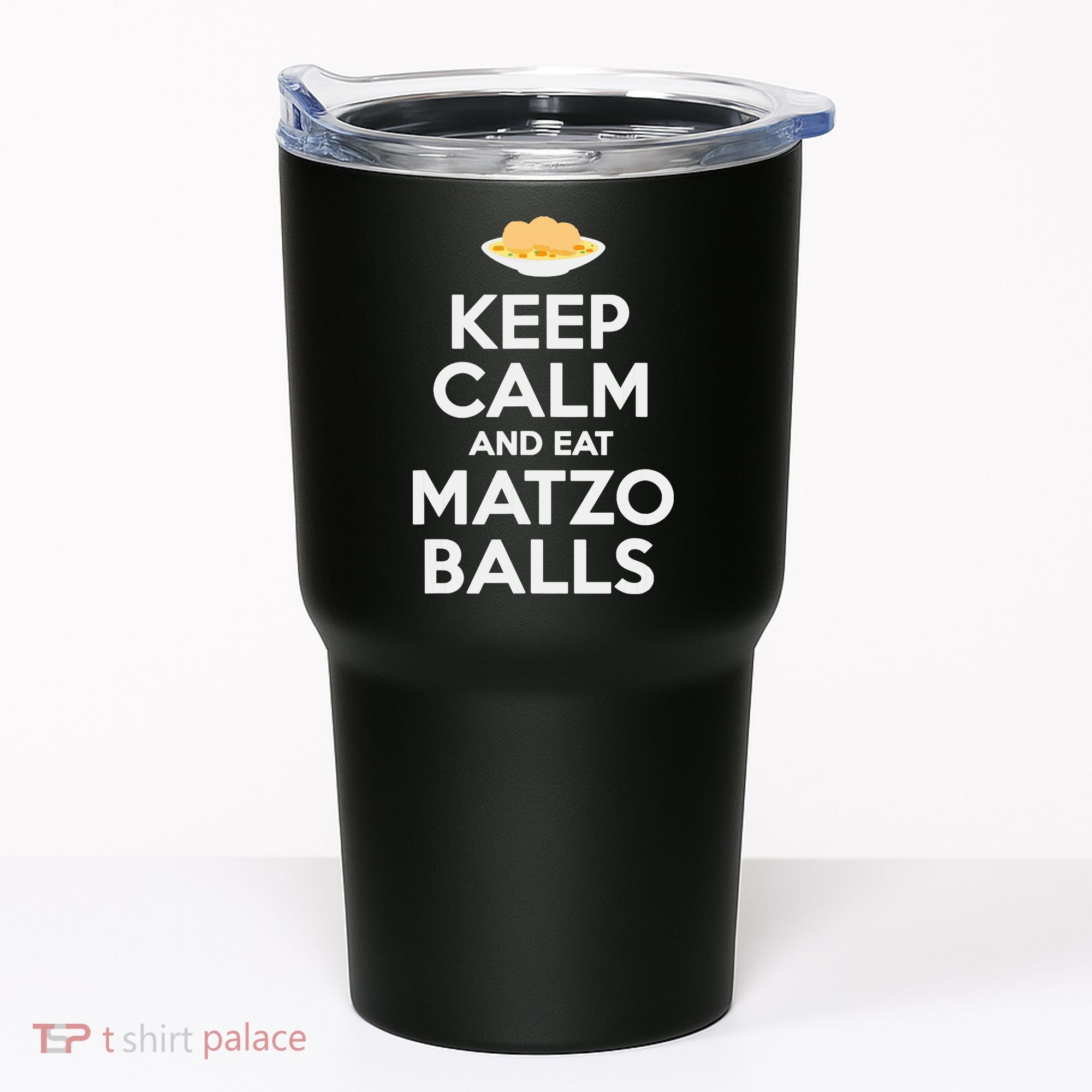 Keep Calm Eat Matzo Balls Funny Passover Jewish Tumbler