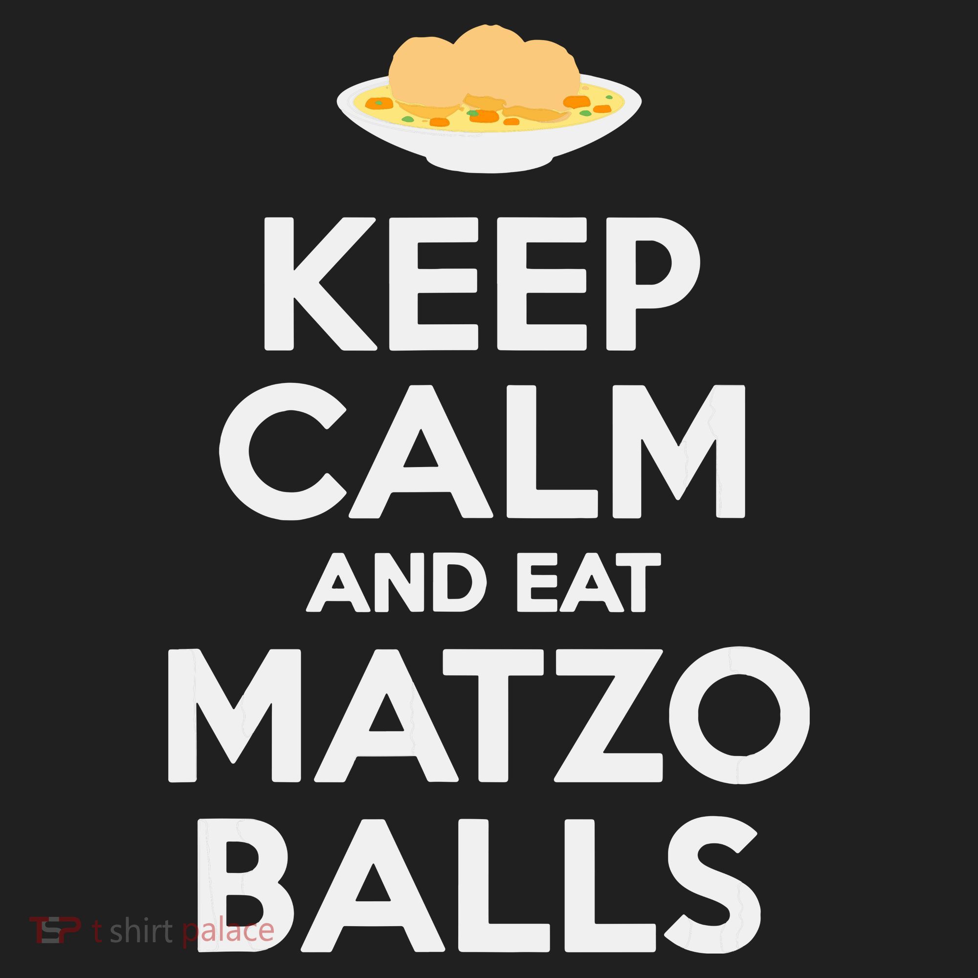 Keep Calm Eat Matzo Balls Funny Passover Jewish Golf Towel