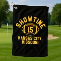 Kansas City Football 15 Golf Towel thumb 1