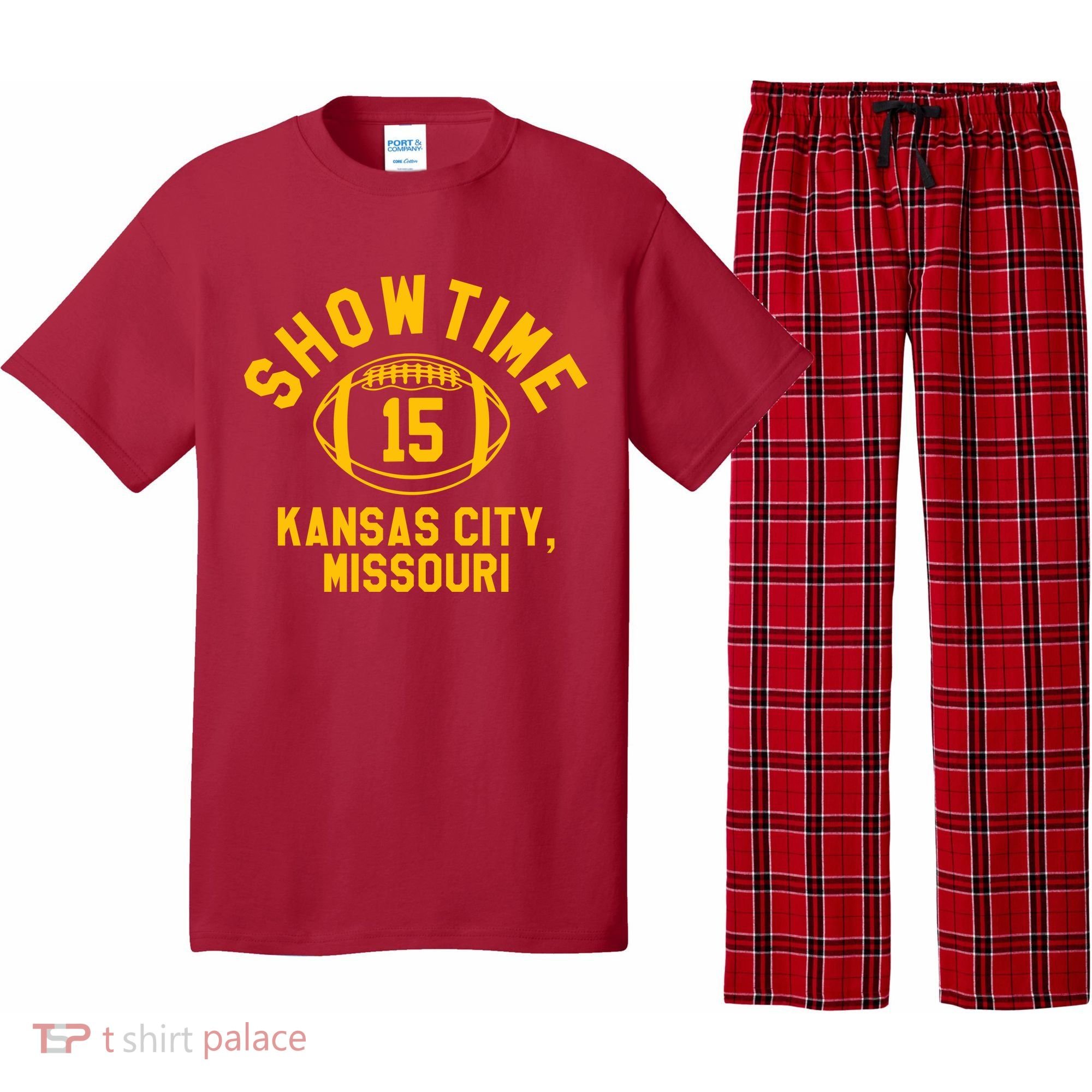 Kansas City Football 15 Pajama Set