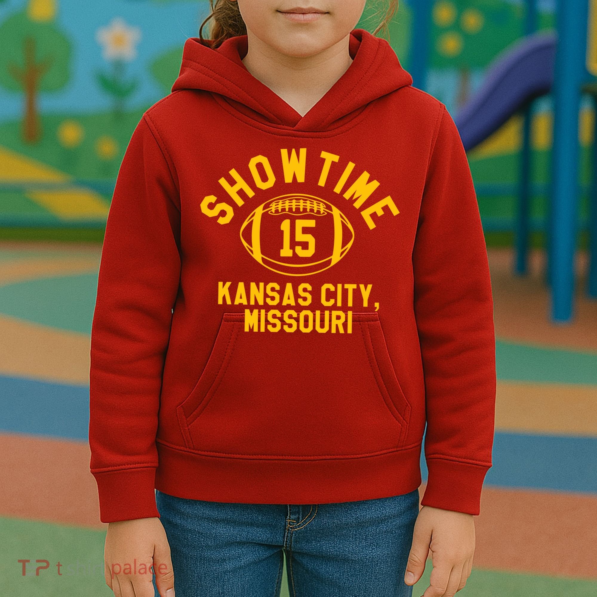 Kansas City Football 15 Kids Hoodie