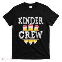 Kinder Crew Fun Kindergarten Squad Teacher 1st Day of School T-Shirt thumb 0