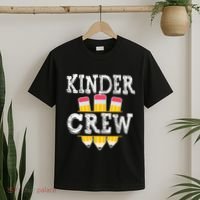 Kinder Crew Fun Kindergarten Squad Teacher 1st Day of School T-Shirt thumb 2