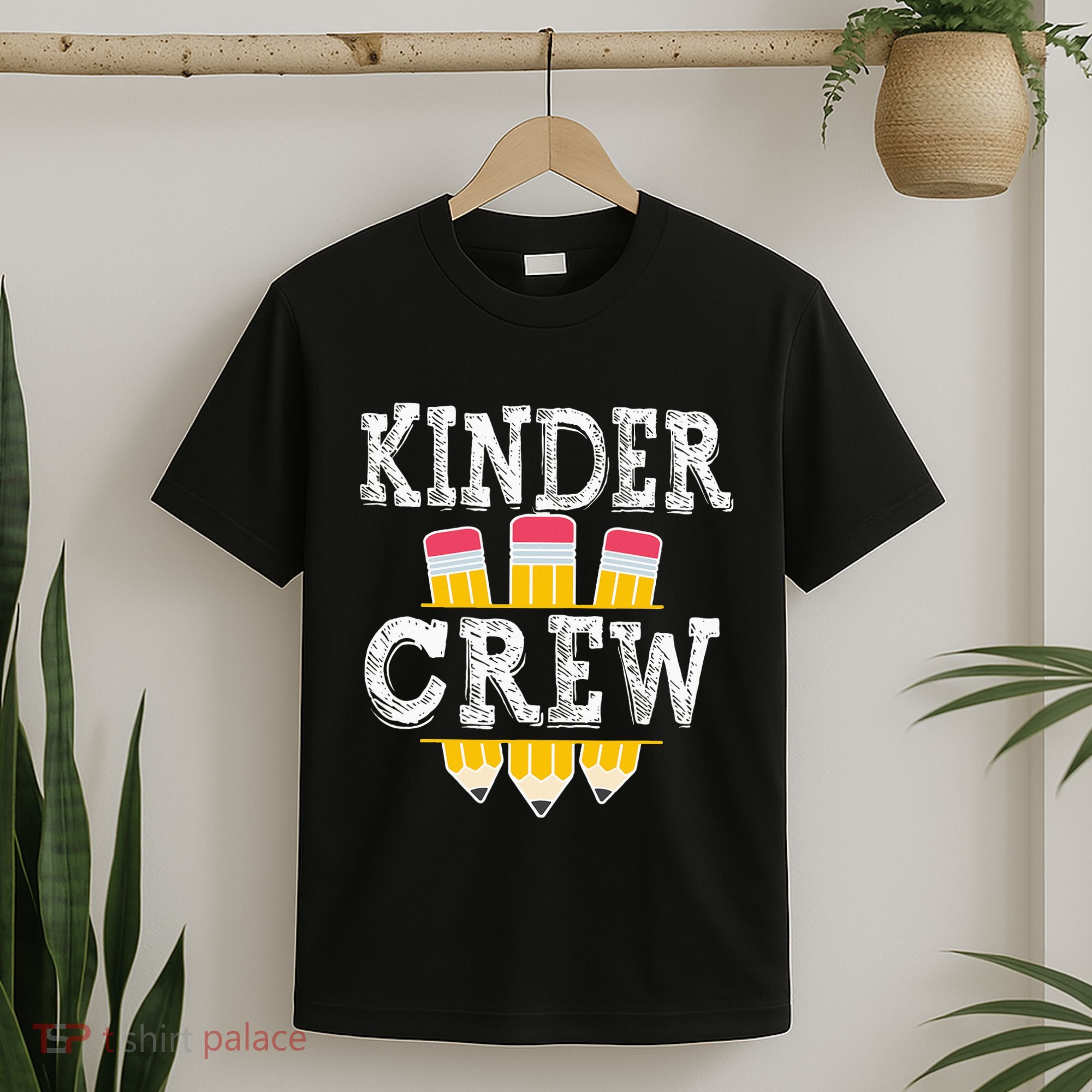 Kinder Crew Fun Kindergarten Squad Teacher 1st Day of School T-Shirt