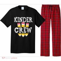 Kinder Crew Fun Kindergarten Squad Teacher 1st Day of School Pajama Set thumb 0