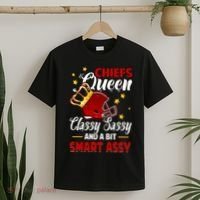 Kansas City Football Queen Classy Sassy And A Bit Smart Assy T-Shirt thumb 2