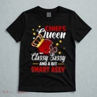 Kansas City Football Queen Classy Sassy And A Bit Smart Assy T-Shirt thumb 5