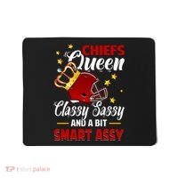 Kansas City Football Queen Classy Sassy And A Bit Smart Assy Mousepad thumb 0
