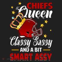Kansas City Football Queen Classy Sassy And A Bit Smart Assy Hat thumb 2