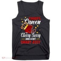 Kansas City Football Queen Classy Sassy And A Bit Smart Assy Tank Top thumb 0