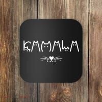Kamala Cat For Harris 2024 Coaster thumb 0