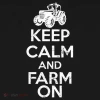 Keep Calm And Farm On Doggie Tank thumb 4