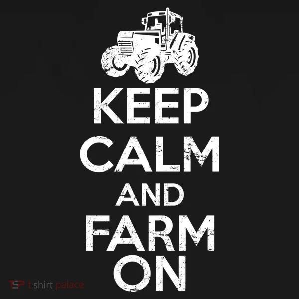 Keep Calm And Farm On Doggie Tank
