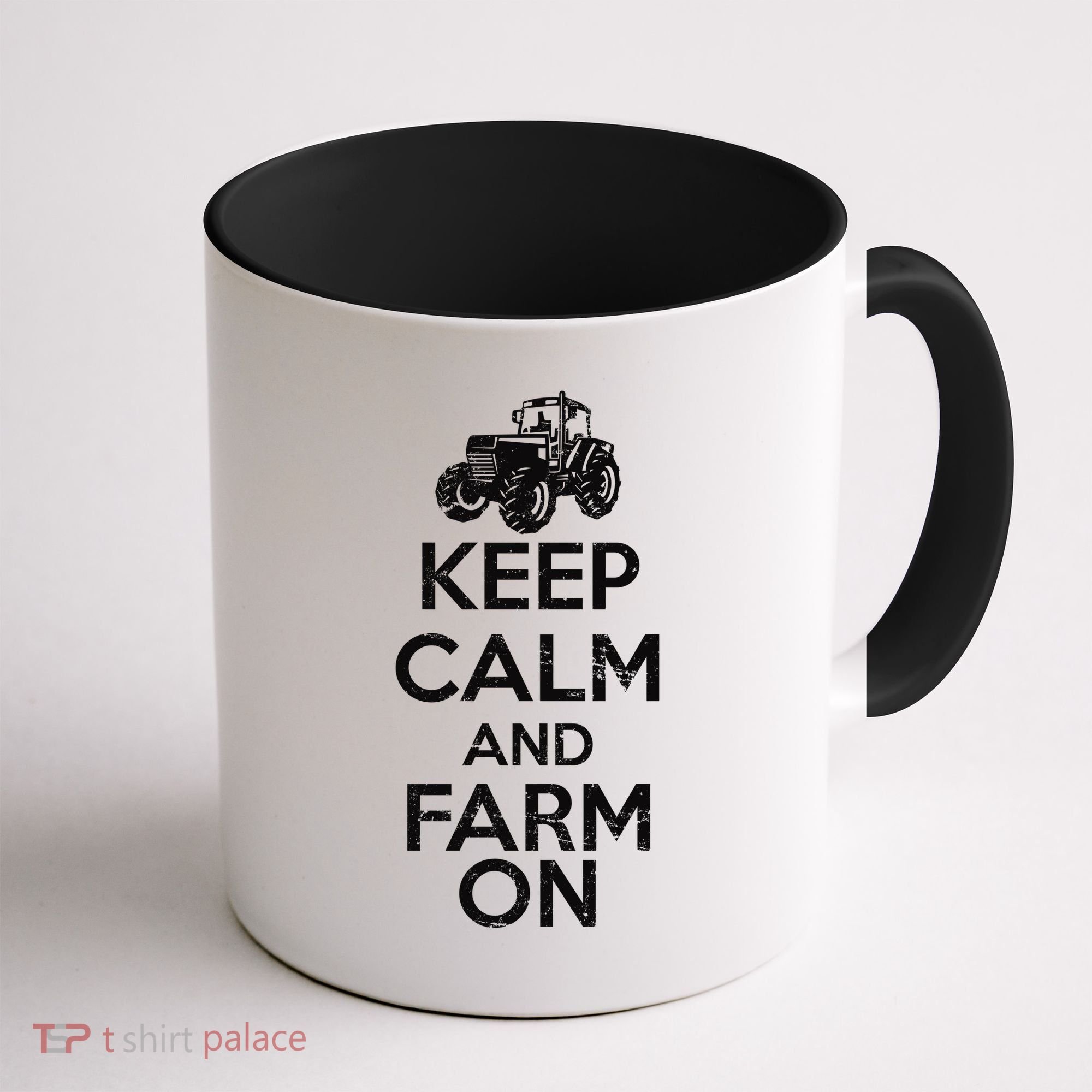 Keep Calm And Farm On Coffee Mug