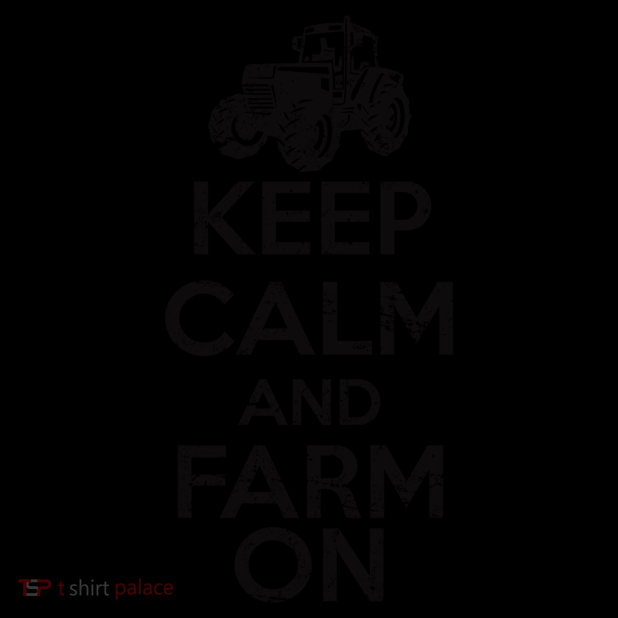 Keep Calm And Farm On Coffee Mug