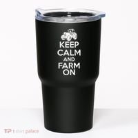 Keep Calm And Farm On Tumbler thumb 0