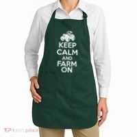 Keep Calm And Farm On Apron thumb 2