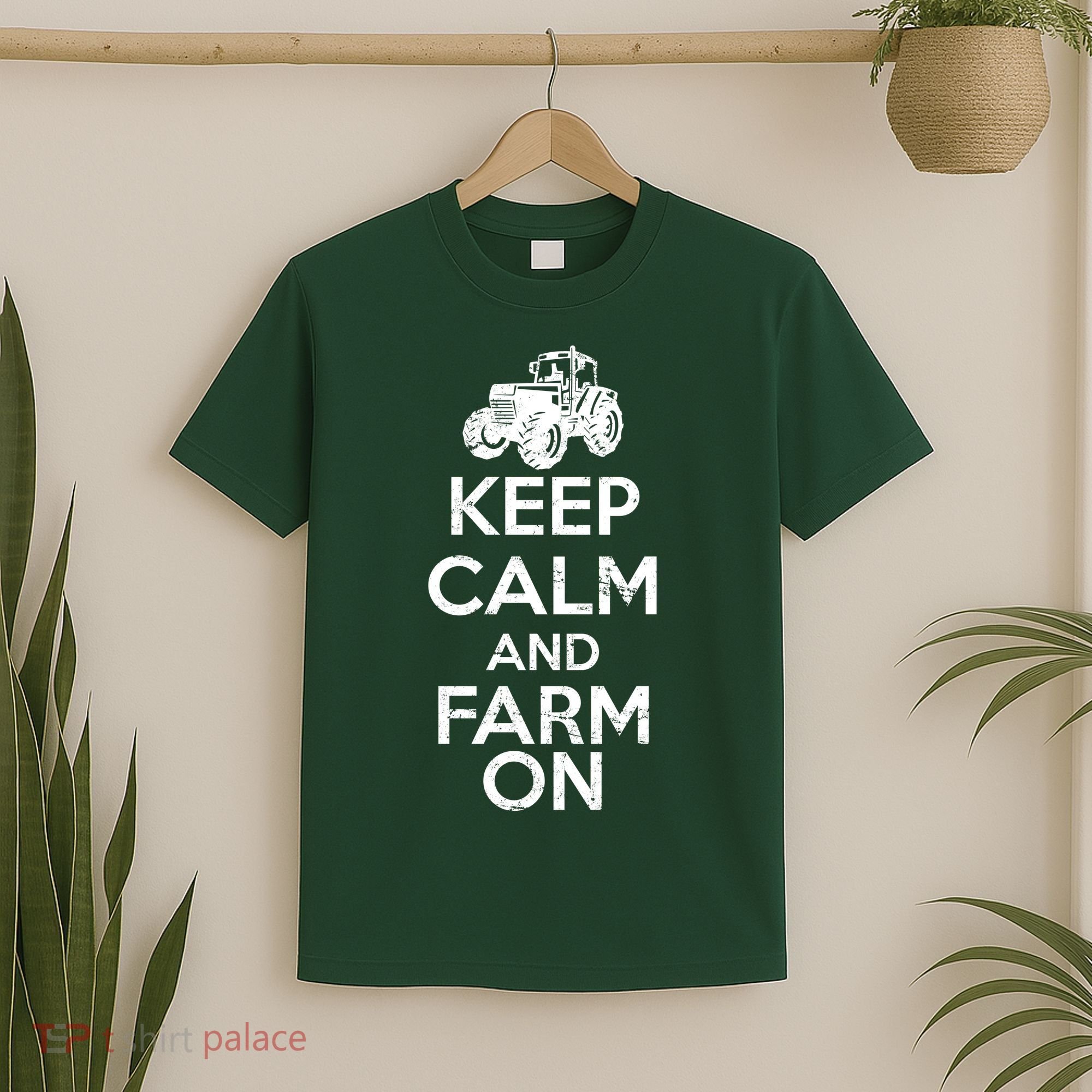 Keep Calm And Farm On T-Shirt