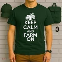 Keep Calm And Farm On T-Shirt thumb 6
