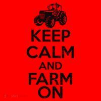 Keep Calm And Farm On Santa Hat thumb 1
