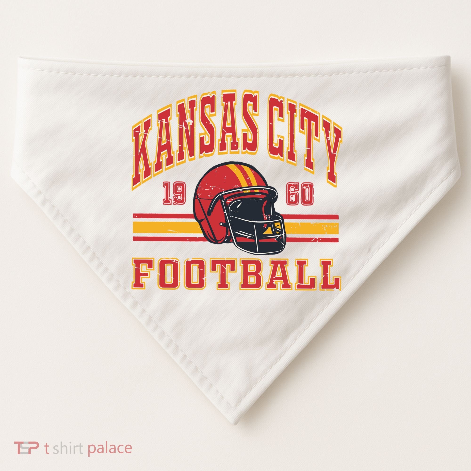 Kansas City Football USA-Made Doggie Bandana