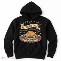 Keto Christmas Funny Low Carb Holiday Ketogenic Diet Gift Hoodie thumb 0