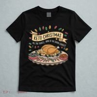 Keto Christmas Funny Low Carb Holiday Ketogenic Diet Gift T-Shirt thumb 5