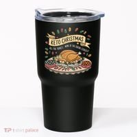 Keto Christmas Funny Low Carb Holiday Ketogenic Diet Gift Tumbler thumb 0