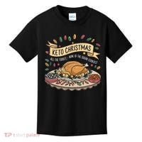 Keto Christmas Funny Low Carb Holiday Ketogenic Diet Gift Kids T-Shirt thumb 0