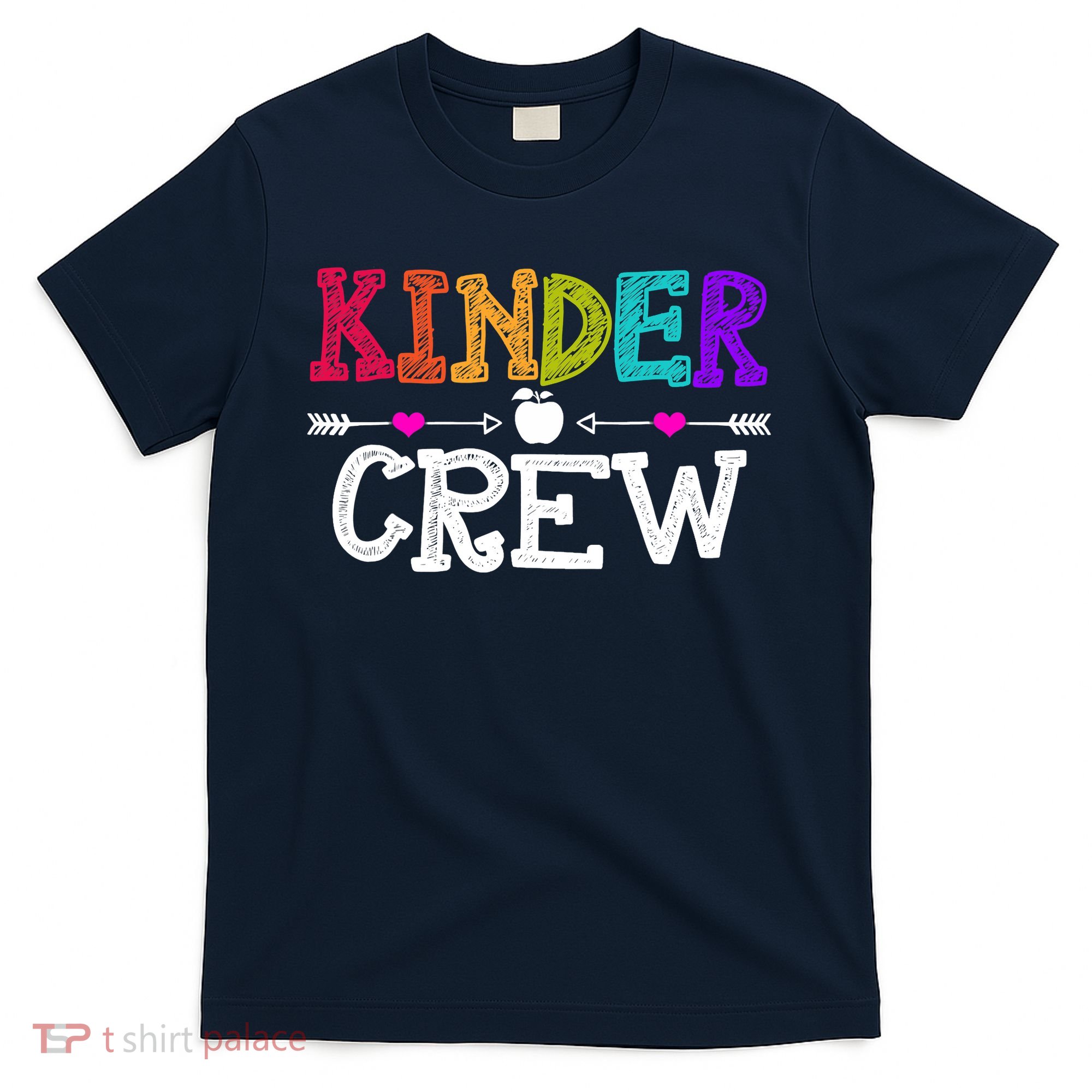 Kinder Crew Funny Kindergarten Teacher 1st Day Of School T-Shirt