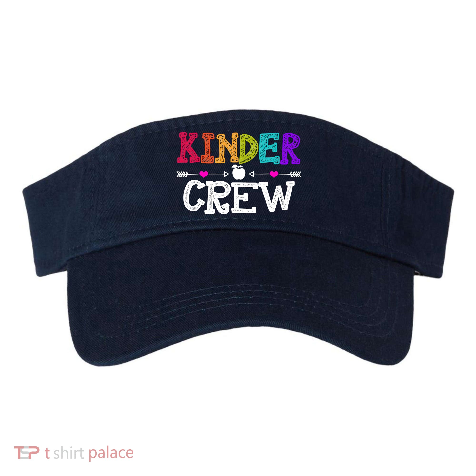 Kinder Crew Funny Kindergarten Teacher 1st Day Of School Visor