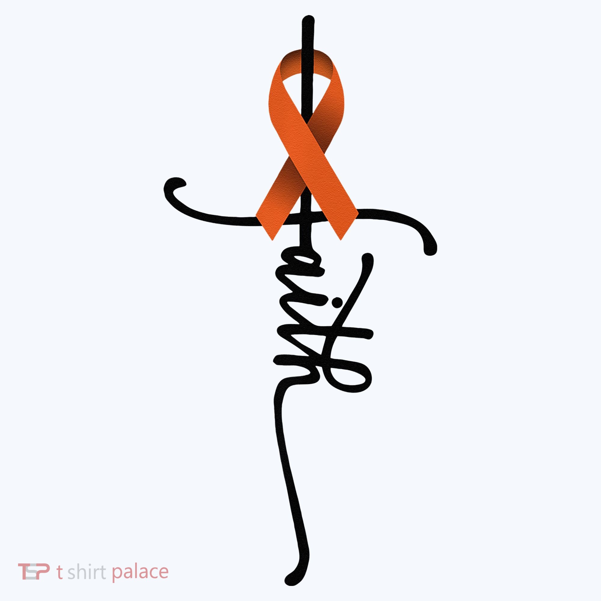 Kidney Cancer Faith Kidney Cancer Awareness Support Warrior Kids T-Shirt