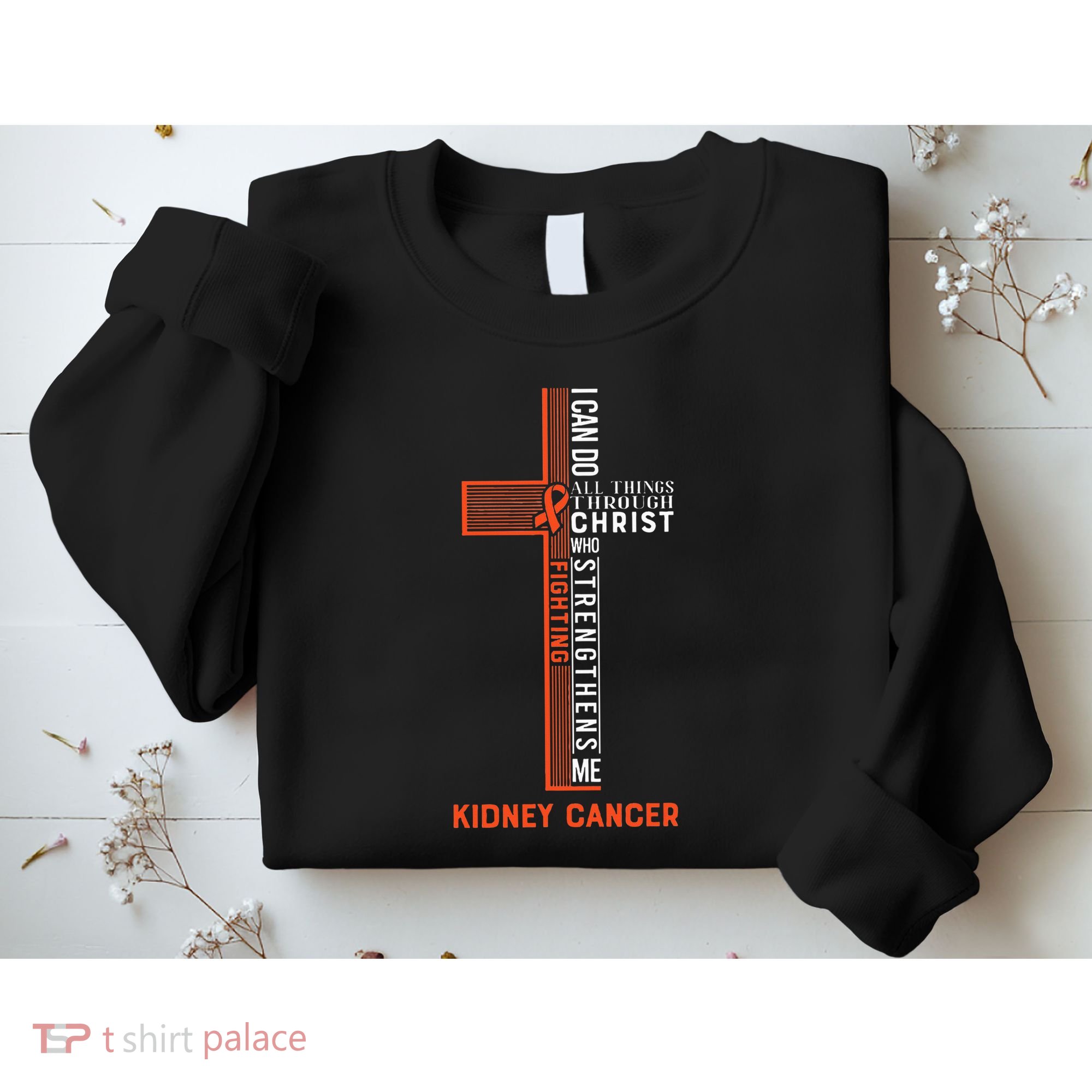 Kidney Cancer Fight Cancer Ribbon Sweatshirt