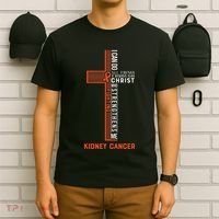 Kidney Cancer Fight Cancer Ribbon T-Shirt thumb 6