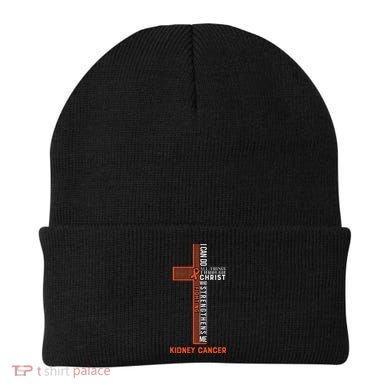 Kidney Cancer Fight Cancer Ribbon Beanie