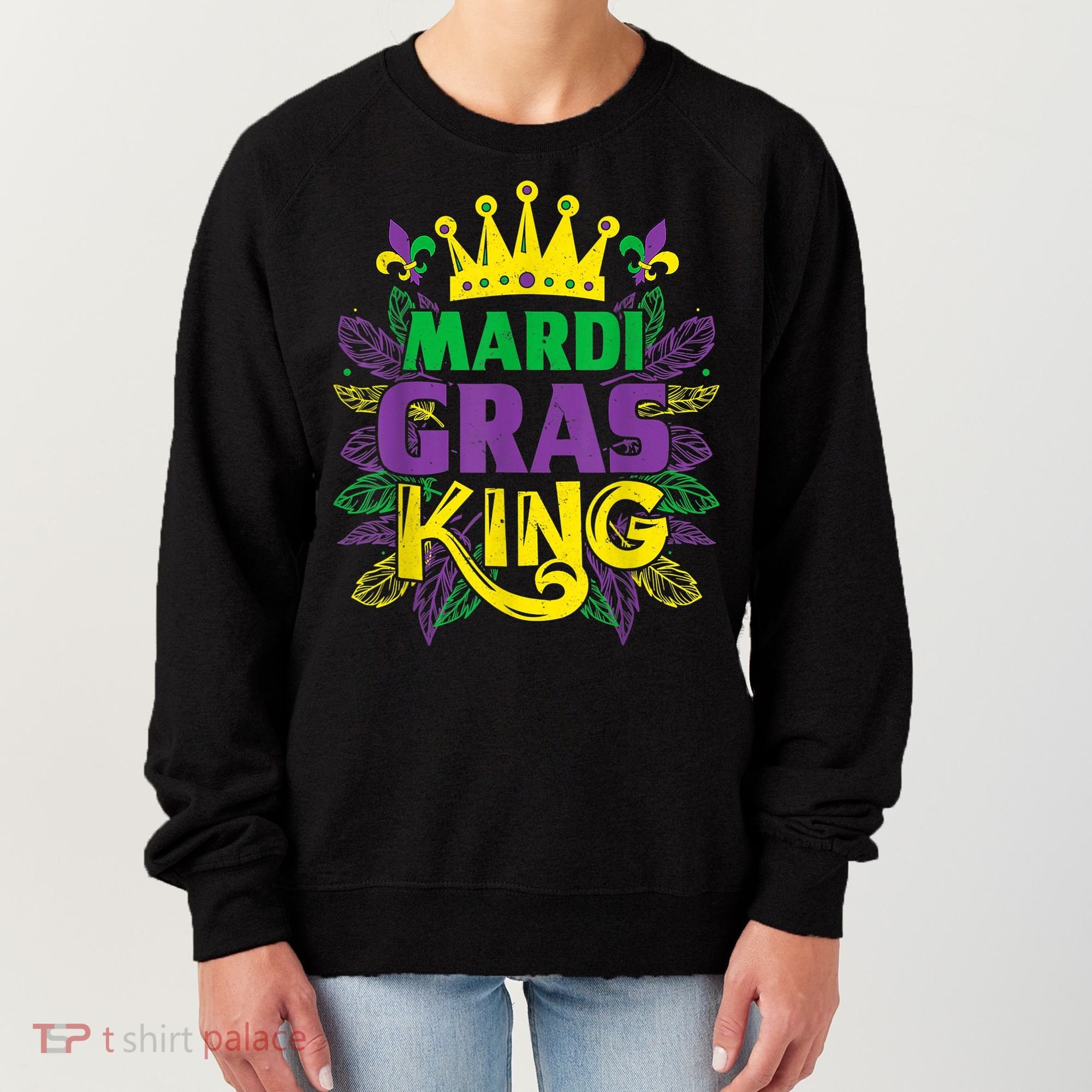 King Costumes Funny Mardi Gras Carnival Women's Sweatshirt