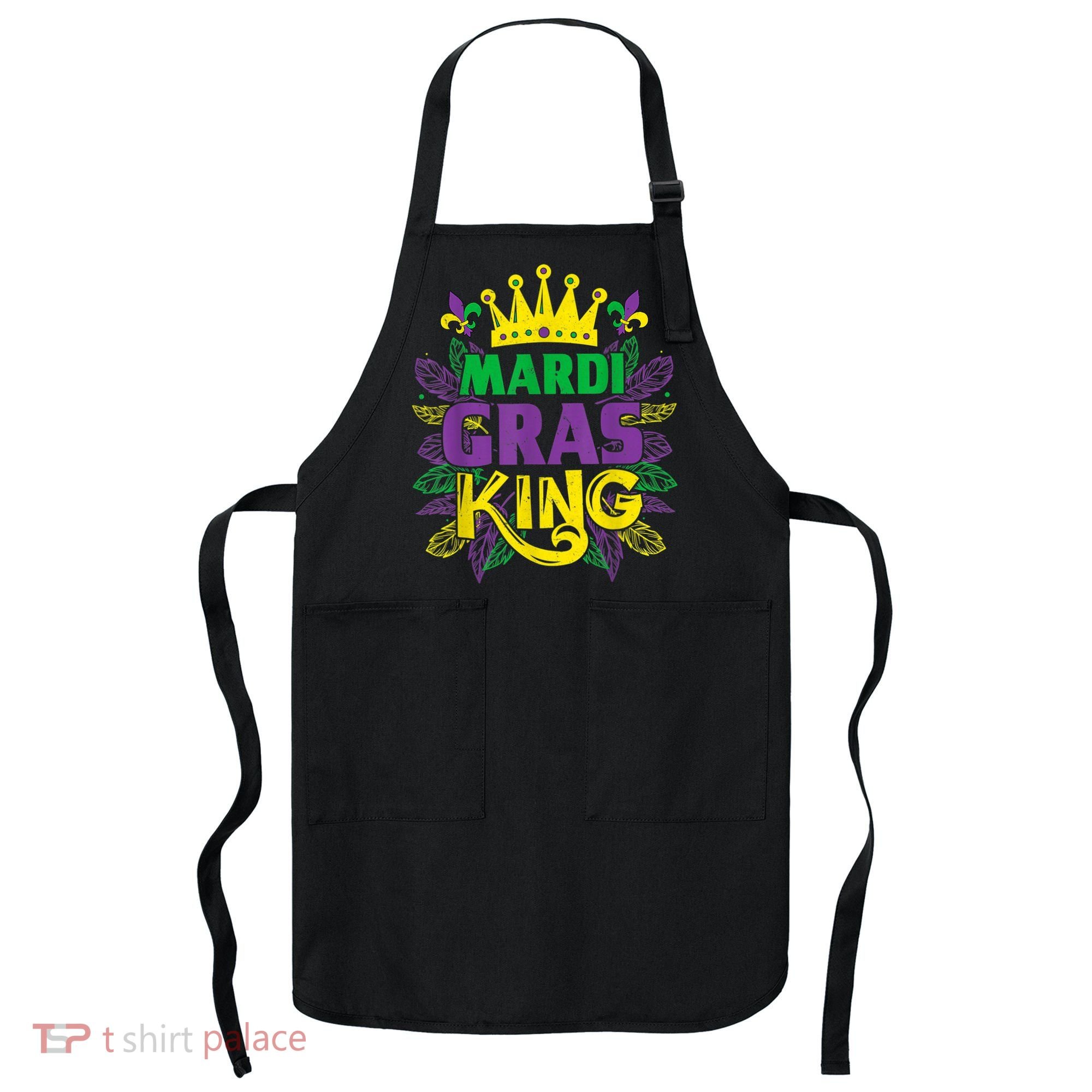 King Costumes Funny Mardi Gras Carnival Apron