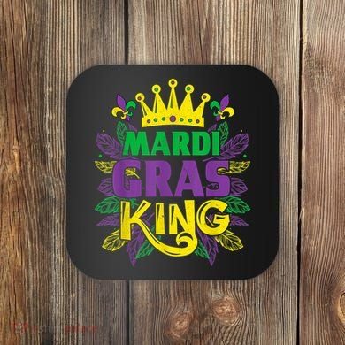 King Costumes Funny Mardi Gras Carnival Coaster