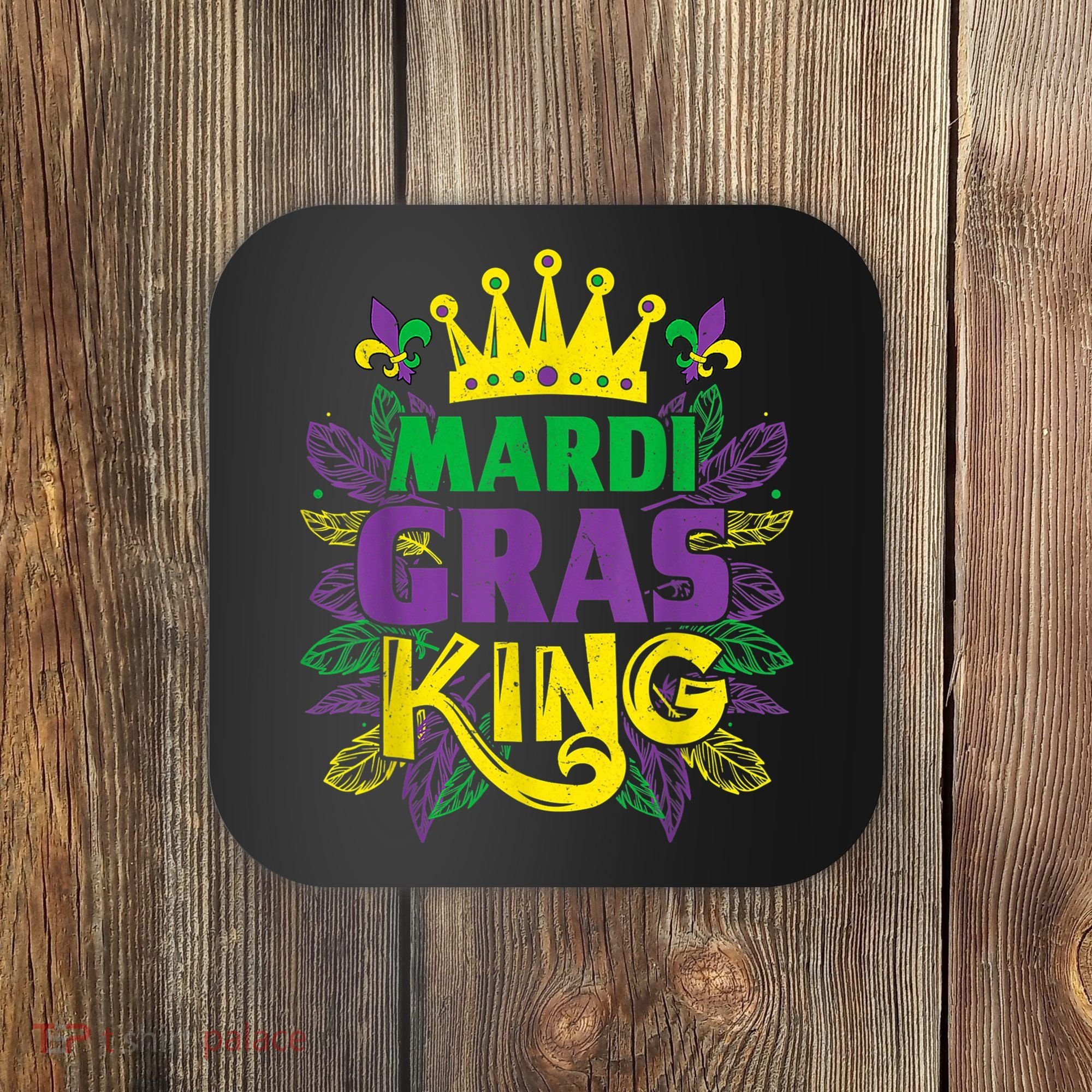 King Costumes Funny Mardi Gras Carnival Coaster