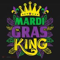 King Costumes Funny Mardi Gras Carnival Coaster thumb 2