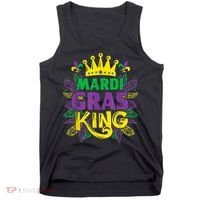 King Costumes Funny Mardi Gras Carnival Tank Top thumb 0