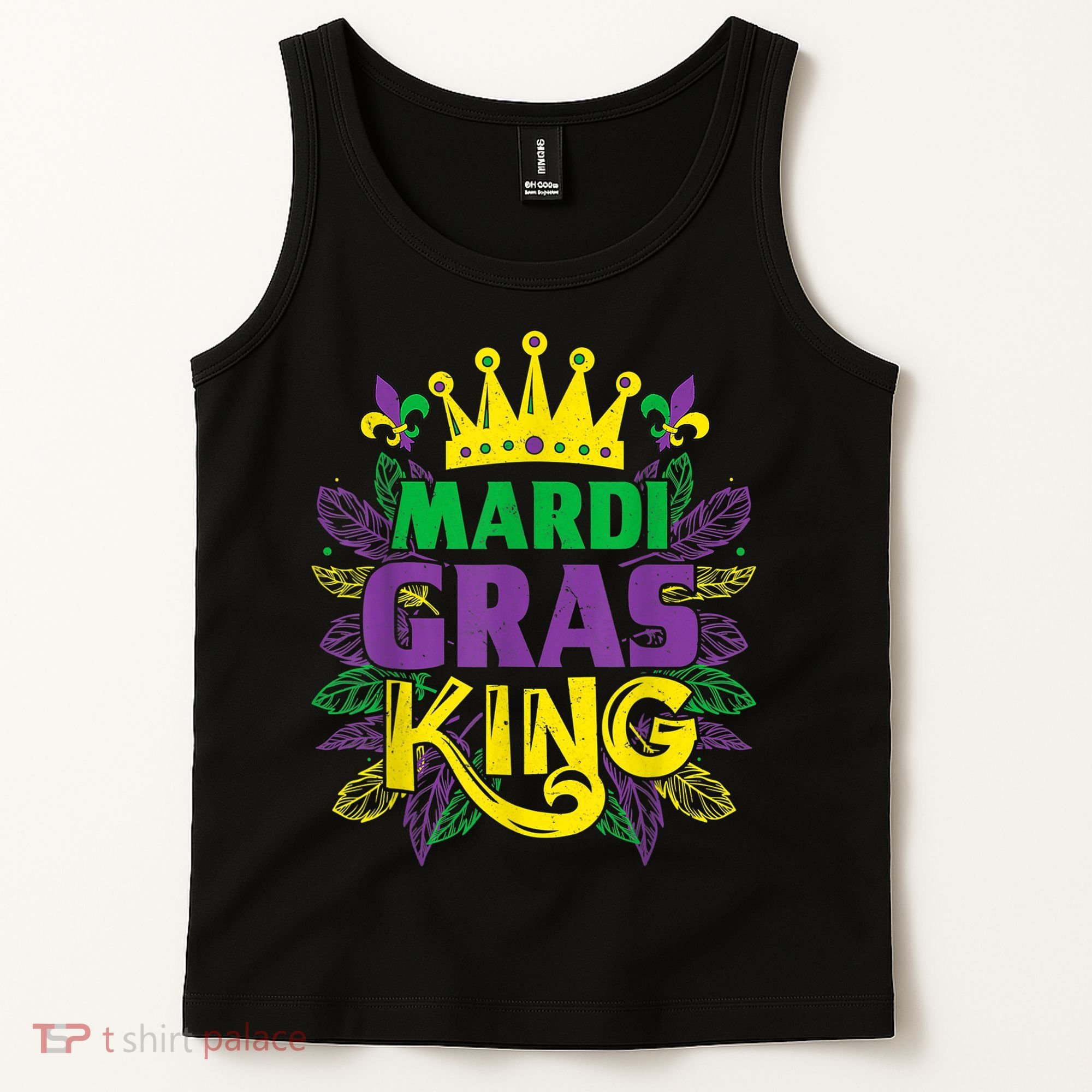 King Costumes Funny Mardi Gras Carnival Tank Top