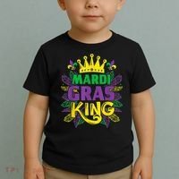 King Costumes Funny Mardi Gras Carnival Toddler T-Shirt thumb 2