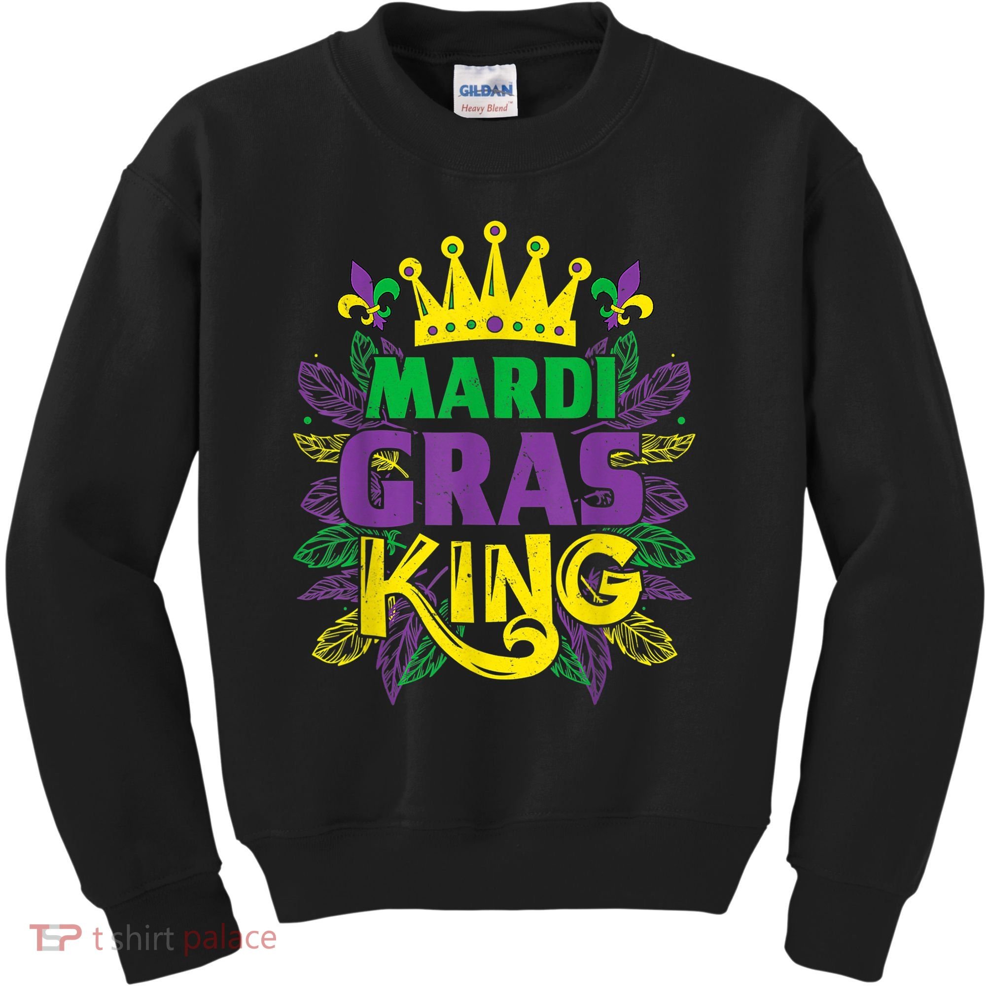 King Costumes Funny Mardi Gras Carnival Kids Sweatshirt