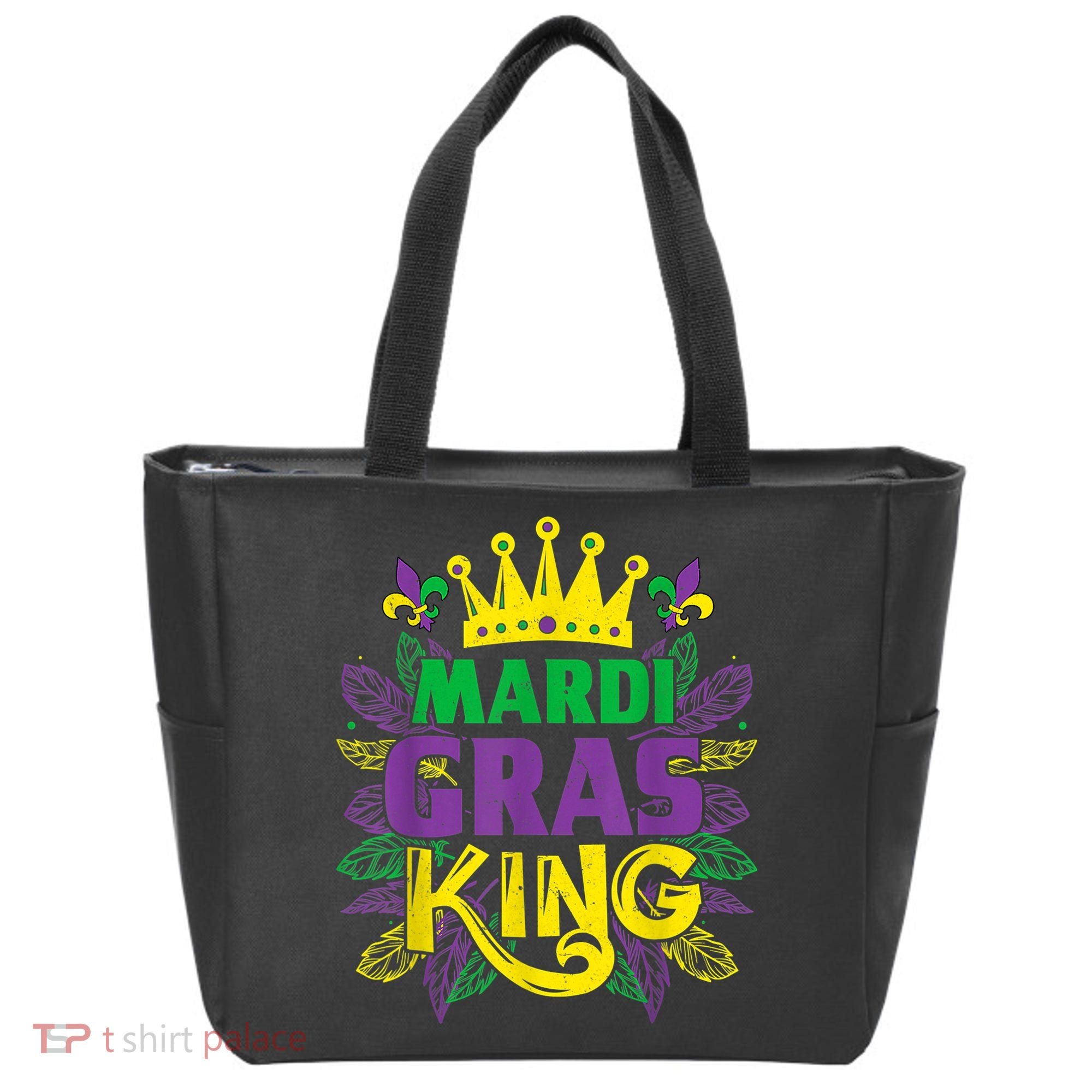 King Costumes Funny Mardi Gras Carnival Tote Bag
