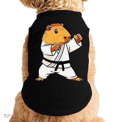 Karate Capybara Funny Martial Arts Mma Doggie Tank