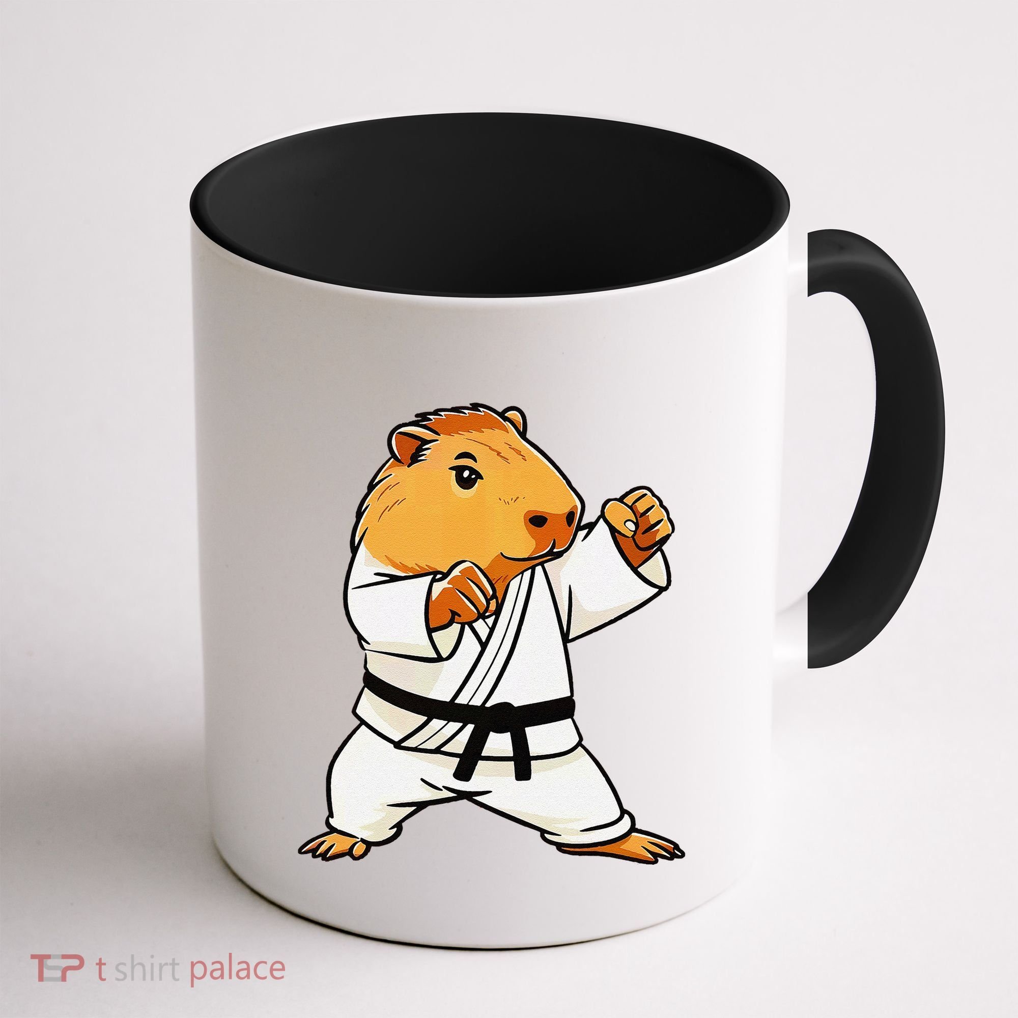 Karate Capybara Funny Martial Arts Mma Coffee Mug